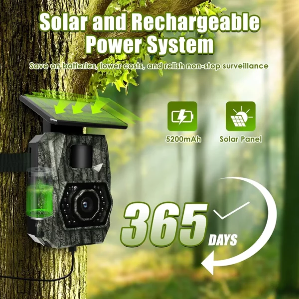 LYNXCAM Camera cu GPS live vision APP 4G LTE video 2K si panou solar - imagine 3