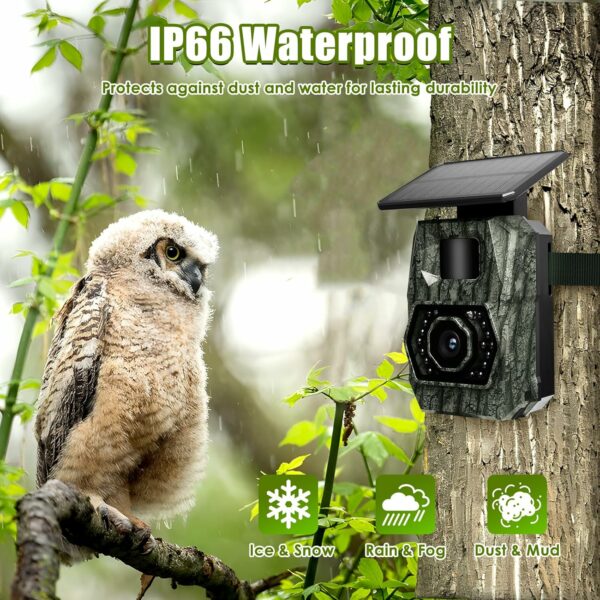 LYNXCAM Camera cu GPS live vision APP 4G LTE video 2K si panou solar - imagine 4