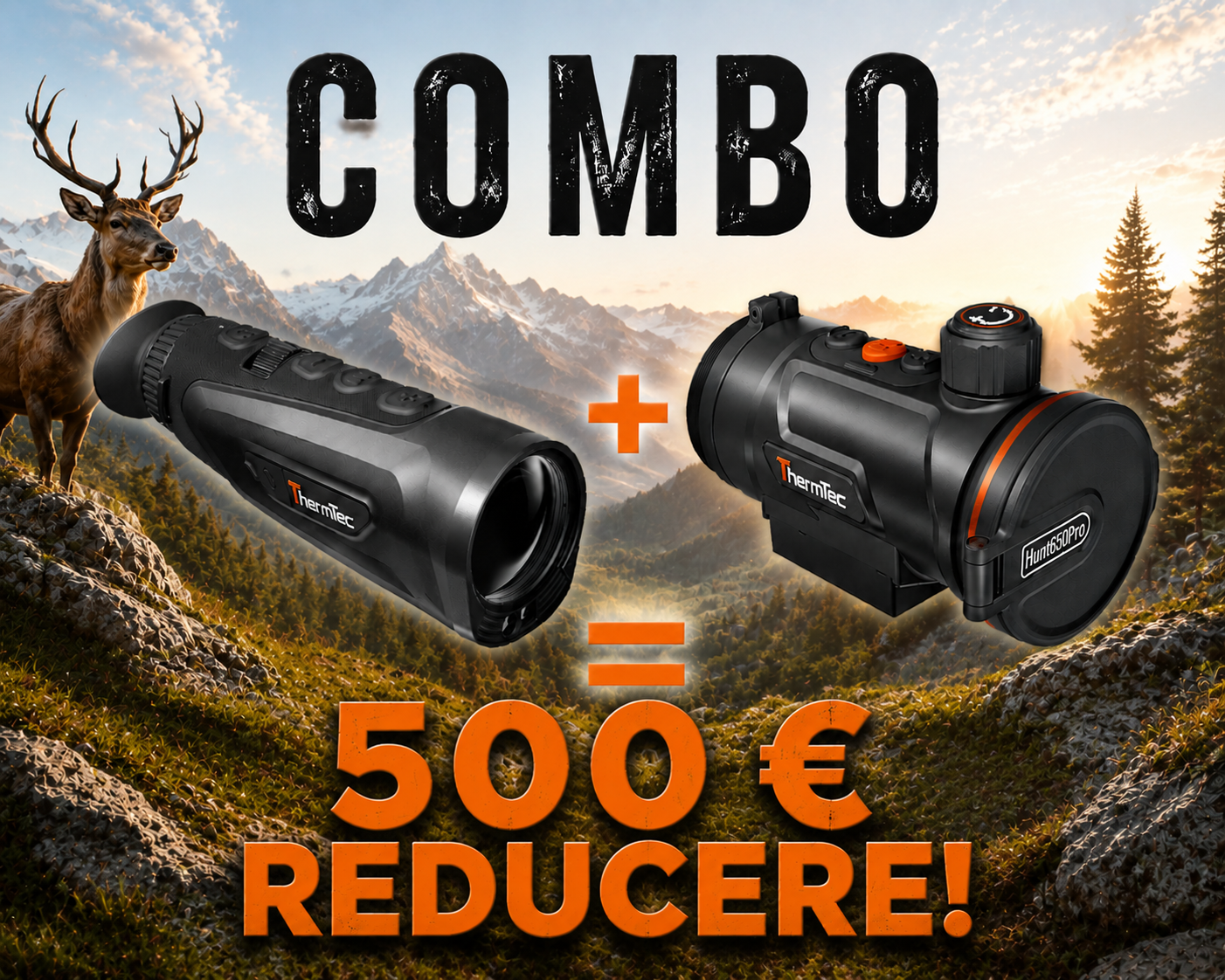 COMBO THERMTEC HUNT 650 PRO + CYCLOPS 3.0 LRF