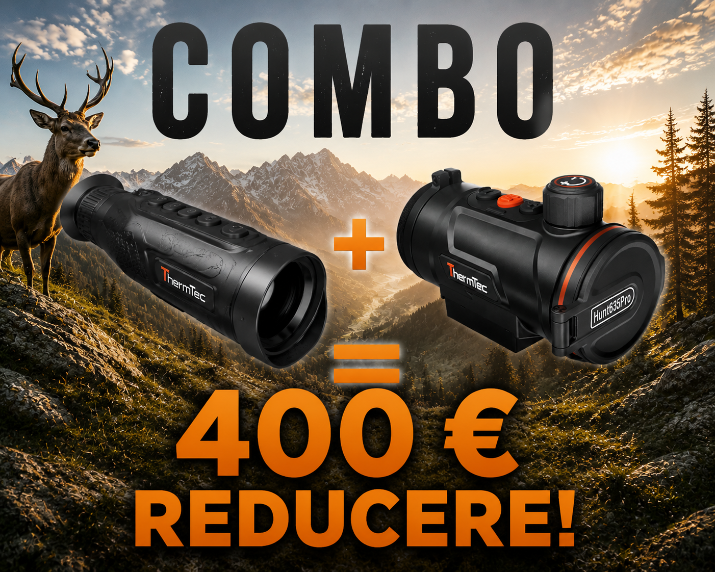 COMBO THERMTEC HUNT 635 PRO + CYCLOPS 3.0 LRF